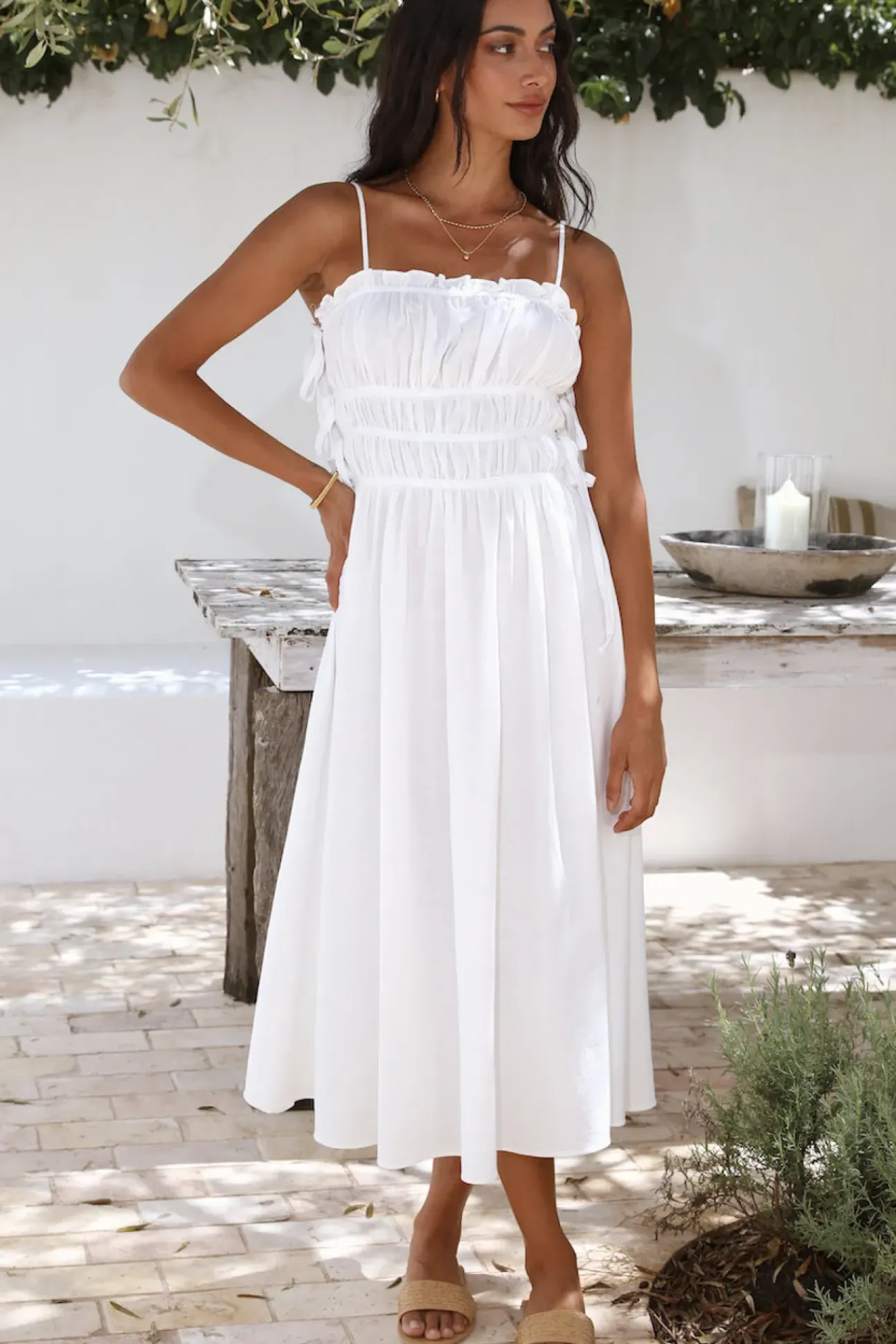 Home To You Maxi Dress White