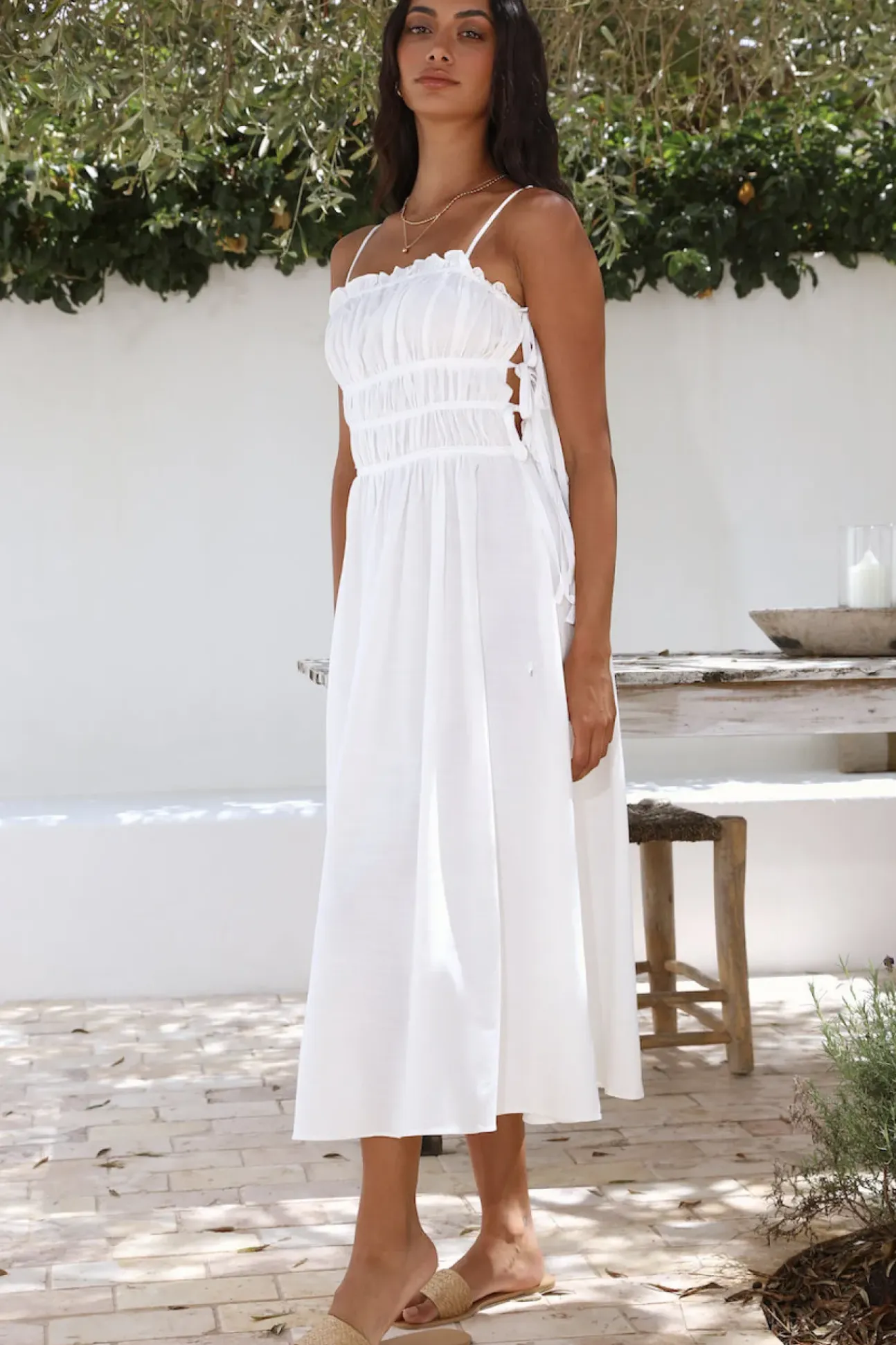 Home To You Maxi Dress White