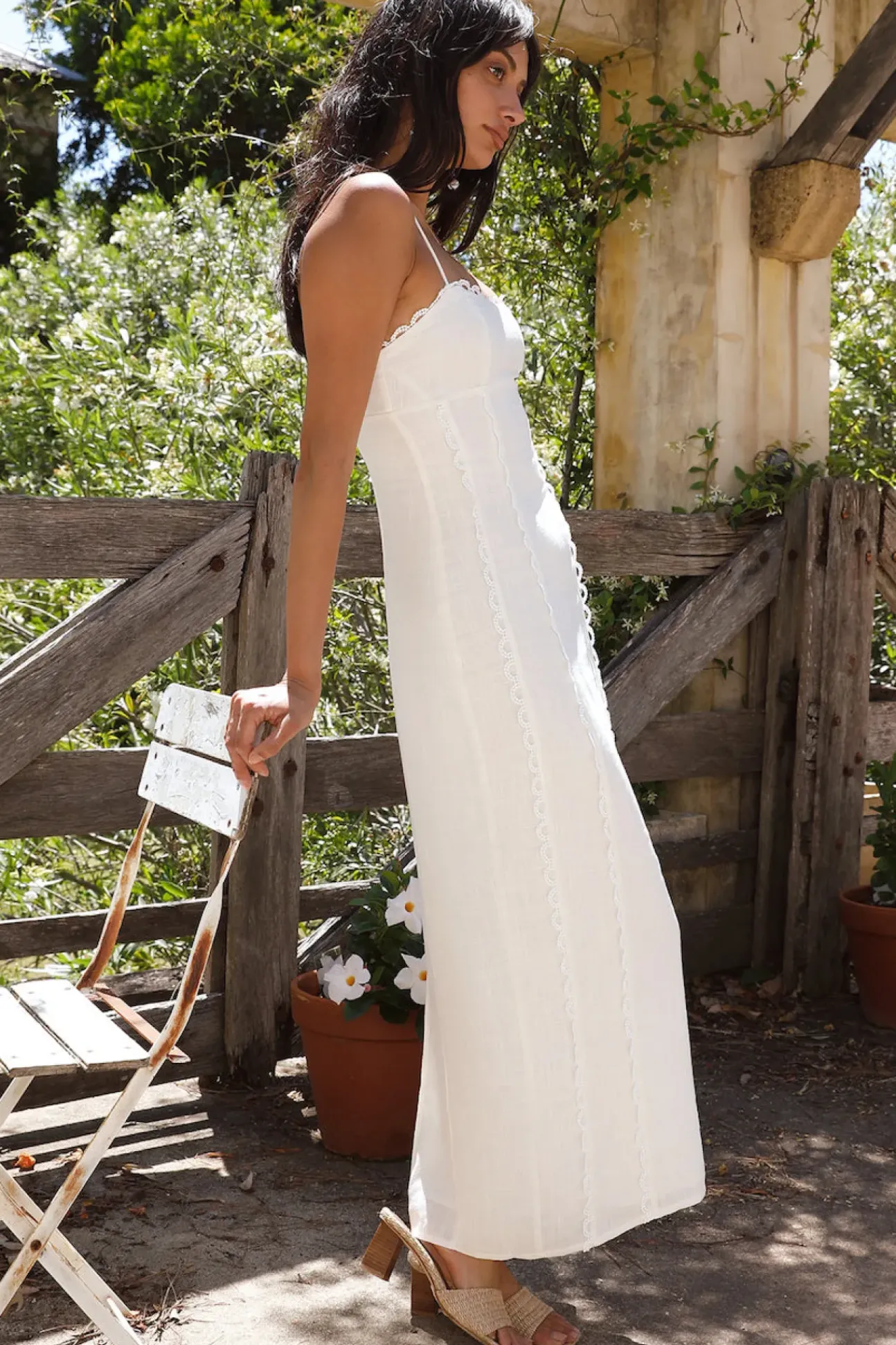 Honeymoon Love Maxi Dress White