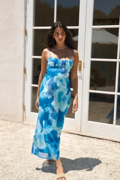 Hues Of Night Maxi Dress Blue