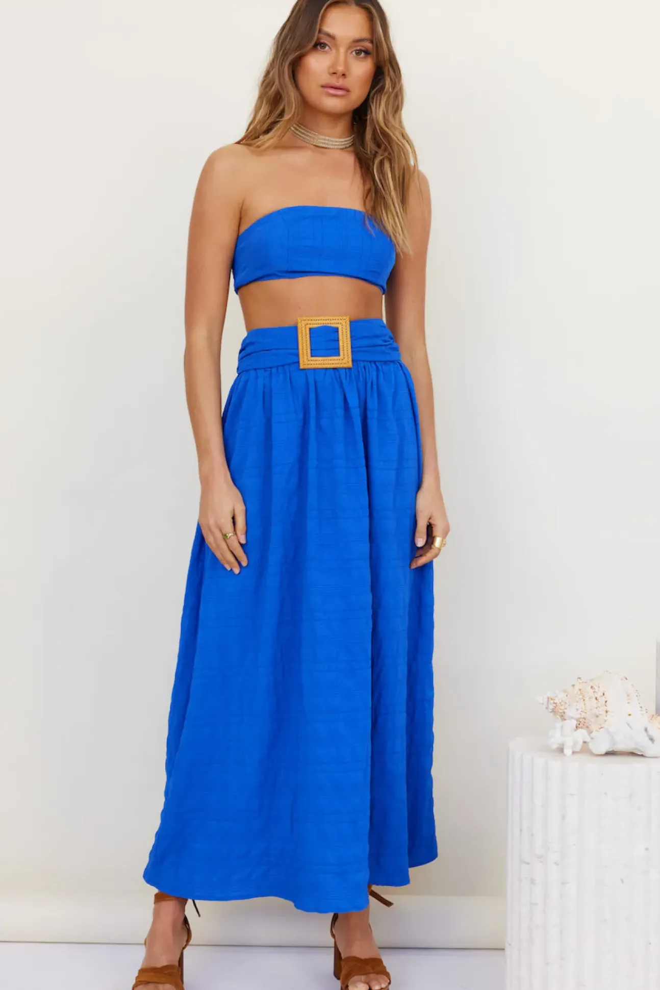 Hundred Years Crop Top Blue