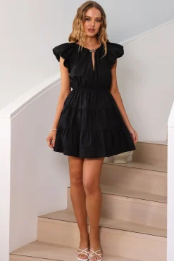 I Like You Dress Black