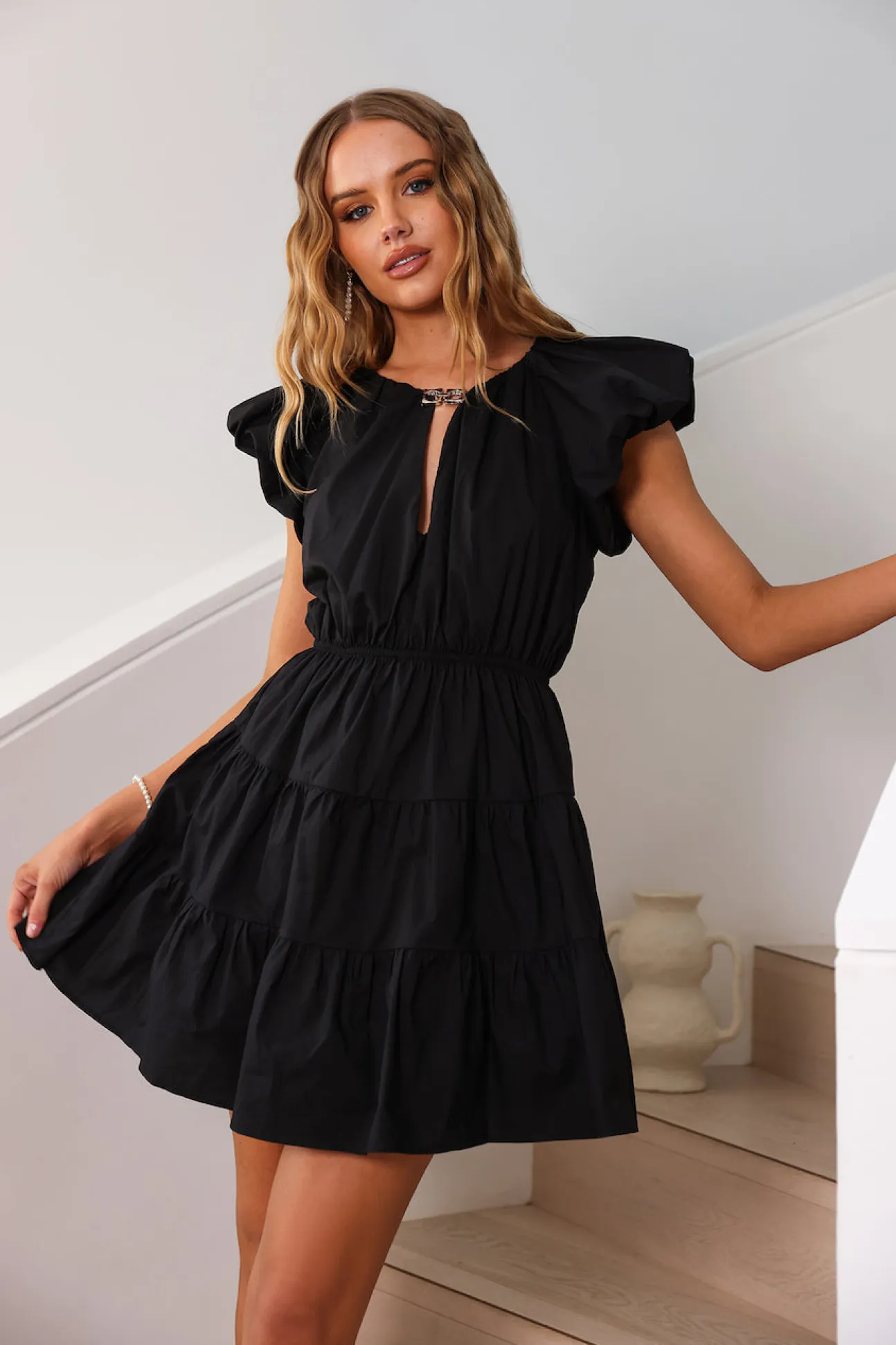 I Like You Dress Black