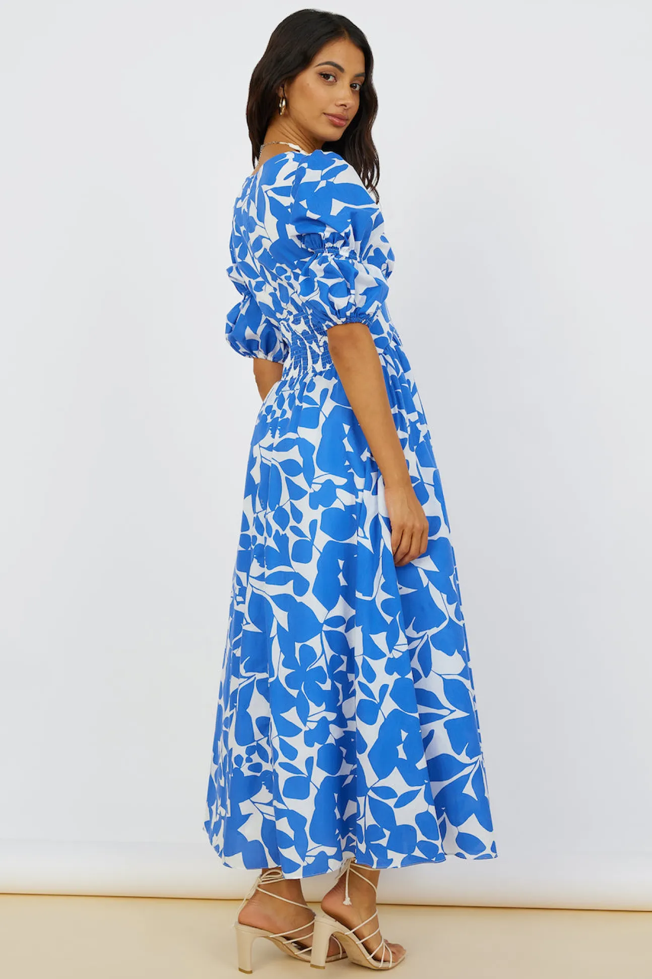 In The Cosmos Maxi Dress Blue