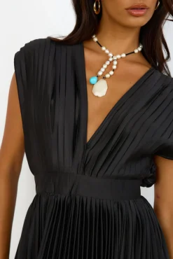 Iridescent Nights Maxi Dress Black