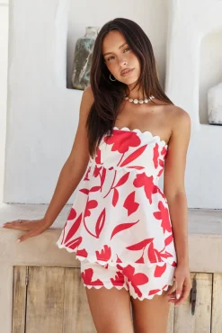 Isla Bloom Set Red