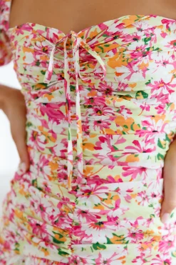 Island Radiance Mini Dress Floral