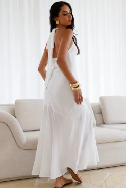 Ivory Dream Maxi Dress White