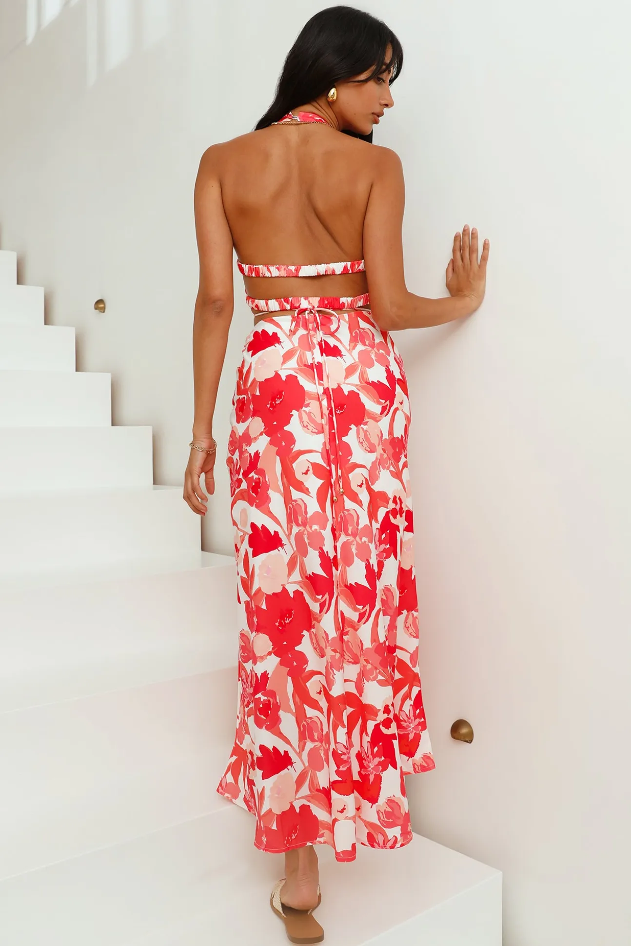 Joyful Quest Maxi Dress Red