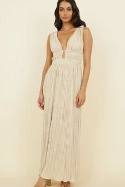 Jupiter Calling Maxi Dress Beige