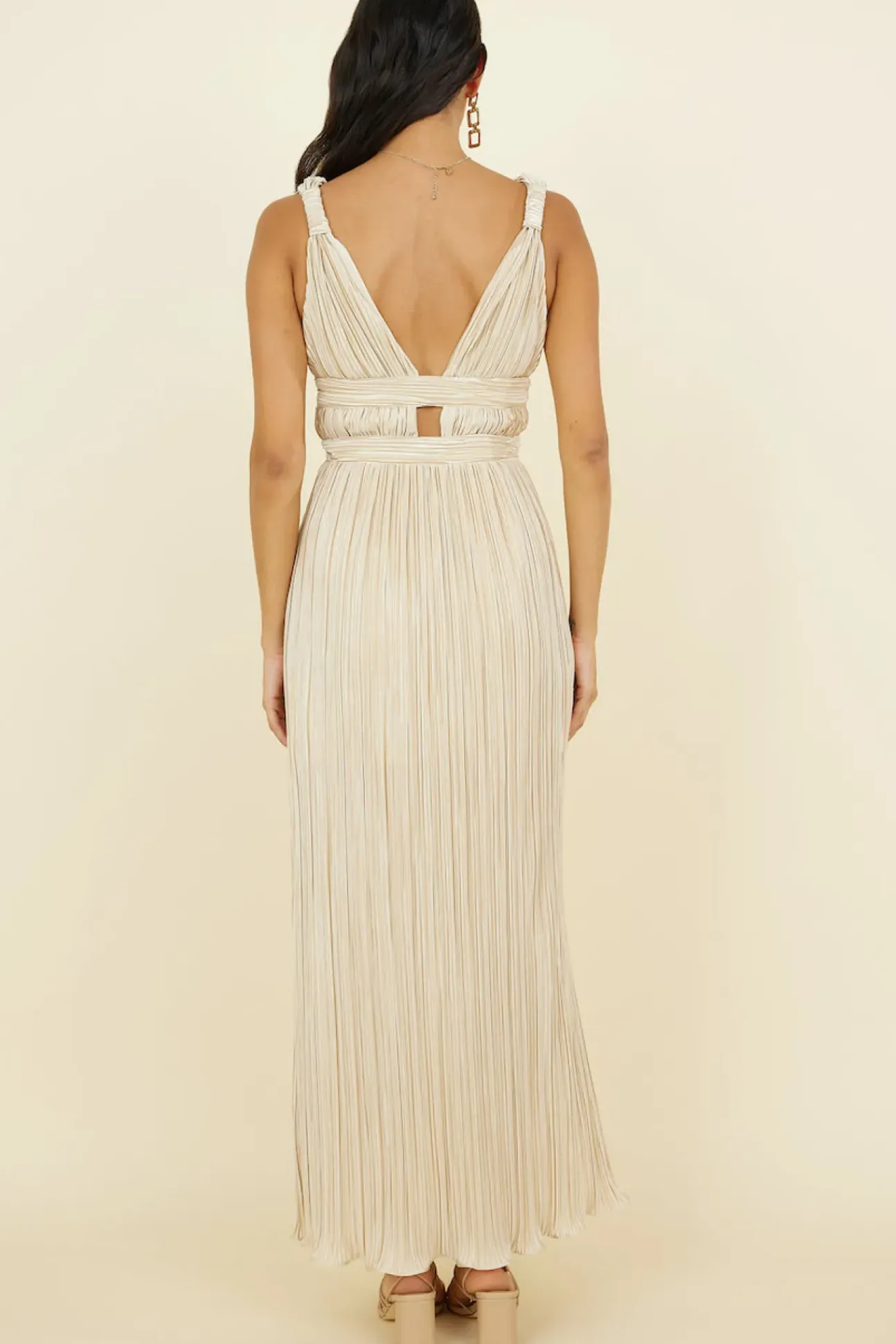 Jupiter Calling Maxi Dress Beige