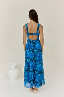 Just Landed Looks Maxi Dress Blue