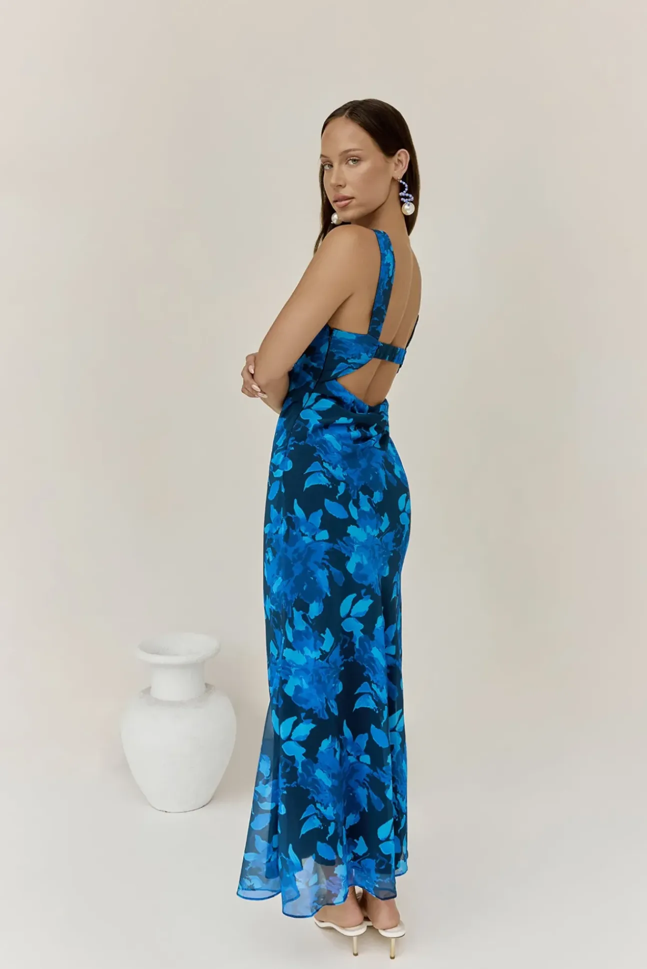 Just Landed Looks Maxi Dress Blue