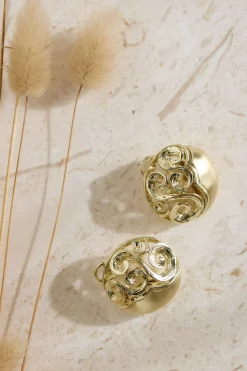 18K Gold Plated Athena Earrings Gold