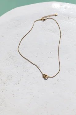 18k gold plated Caught In Destiny Necklace