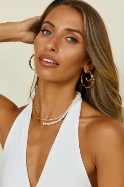 18k Gold Plated Falling Fast Necklace
