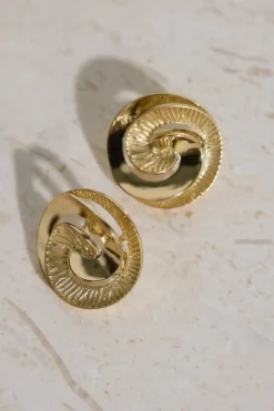 18K Gold Plated Fira Earrings Gold