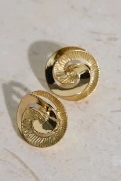 18K Gold Plated Fira Earrings Gold