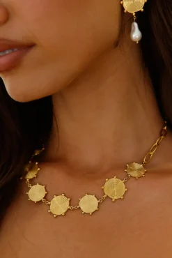 18k Gold Plated Gifted With Love Necklace Gold