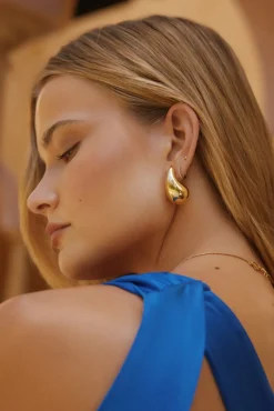 18k Gold Plated Iconic Moment Earrings Gold