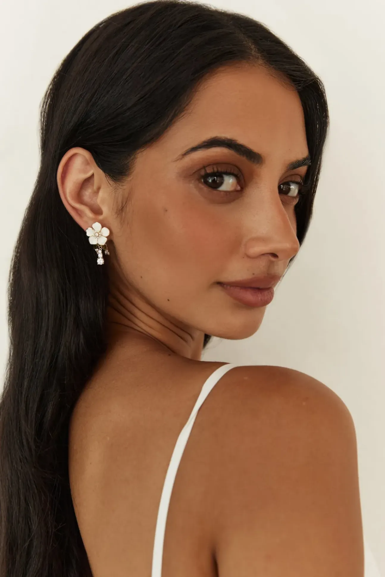 18K Gold Plated In Full Bloom Earrings Gold