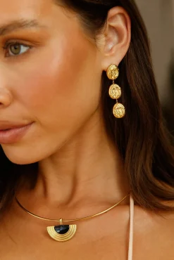 18k Gold Plated Luna Glow Necklace Gold
