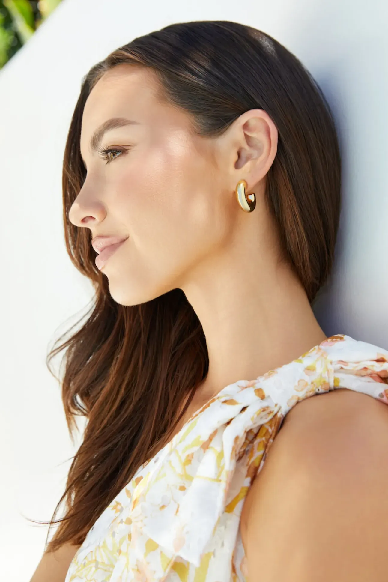 18K Gold Plated On Trend Earrings Gold