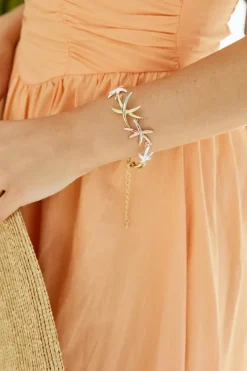 18K Gold plated Saltwater Bracelet Gold