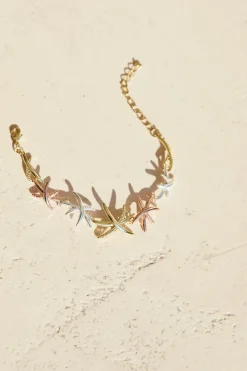 18K Gold plated Saltwater Bracelet Gold