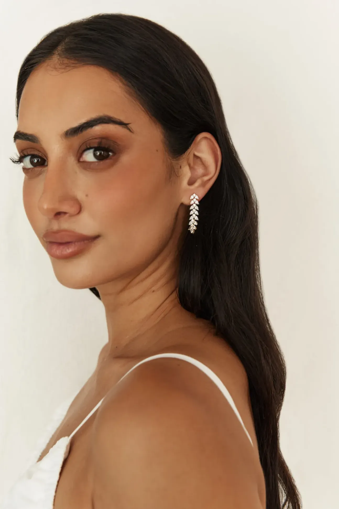 18K Gold Plated Shimmer Spark Earrings Gold