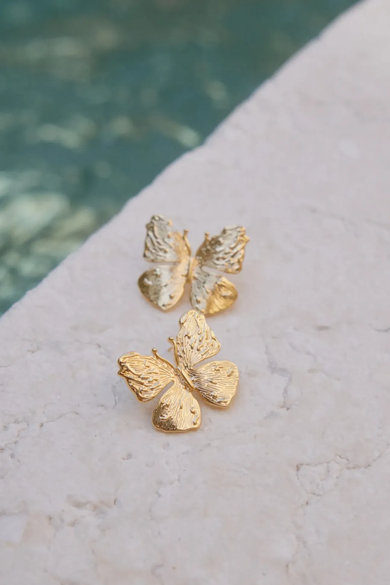 18k Gold Plated Spread Your Wings Earrings Gold