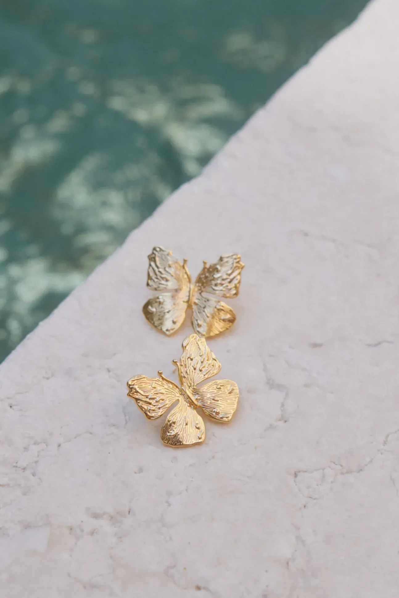 18k Gold Plated Spread Your Wings Earrings Gold