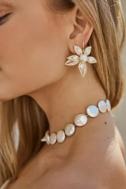 18k Gold Plated Starfish Bloom Earrings Gold