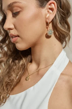 18k Gold Plated Unique Beauty Earrings Gold