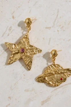 18K Gold Plated Universal Beauty Earrings Gold