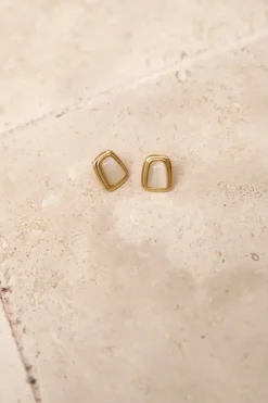 14k Gold Plated Wander Far Earrings Gold
