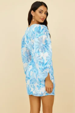 Kiss Kiss Dress Blue