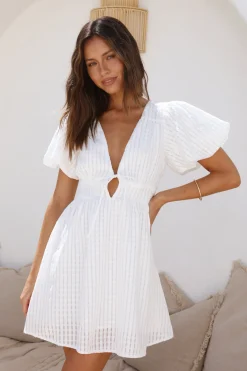 Kite Flying Dress White