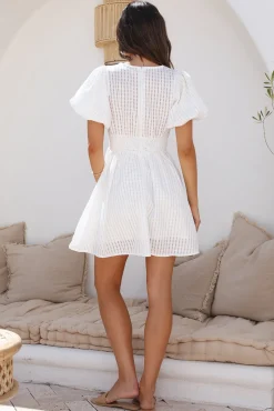 Kite Flying Dress White