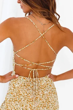 Lake Hillier Dress Mustard