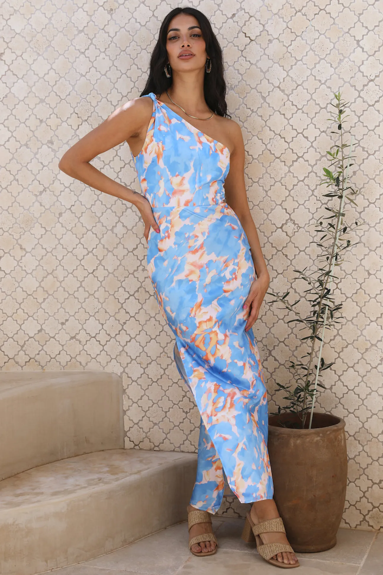 Last Time Maxi Dress Blue