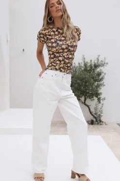 LEE High Baggy Jean Organic White