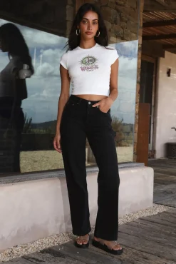 LEE 90s Mid Baggy Jean Record Black