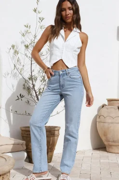 LEE 90s Mid Straight Jean Spinoff Blue