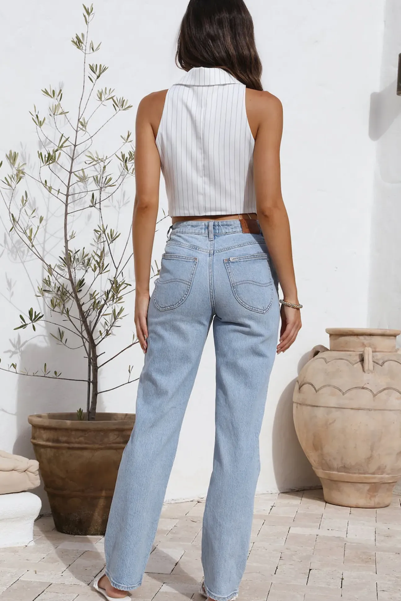 LEE 90s Mid Straight Jean Spinoff Blue