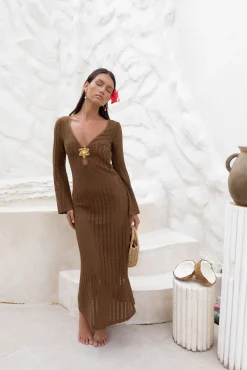 Leilani Maxi Dress Chocolate