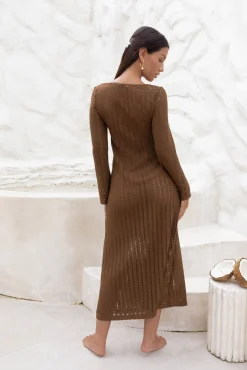 Leilani Maxi Dress Chocolate