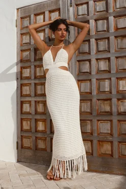 Let This Go Maxi Dress White