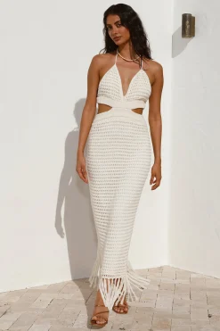 Let This Go Maxi Dress White