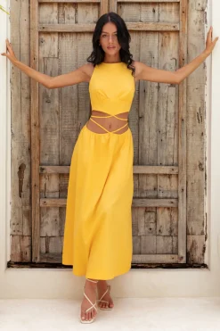 Lifetime Maxi Dress Yellow